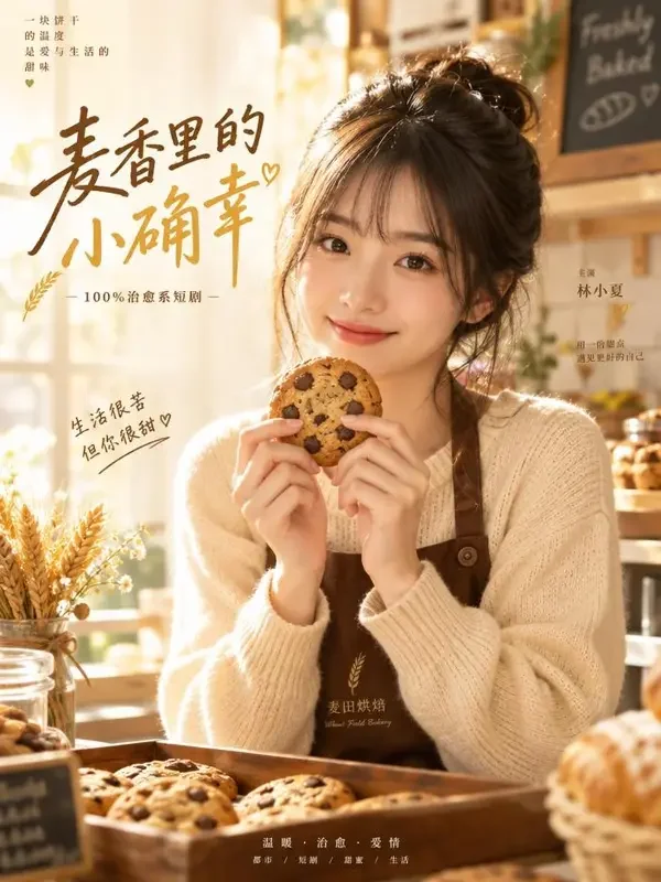 饼干小姐的甜蜜逆袭 封面 - 黄果魔改色版