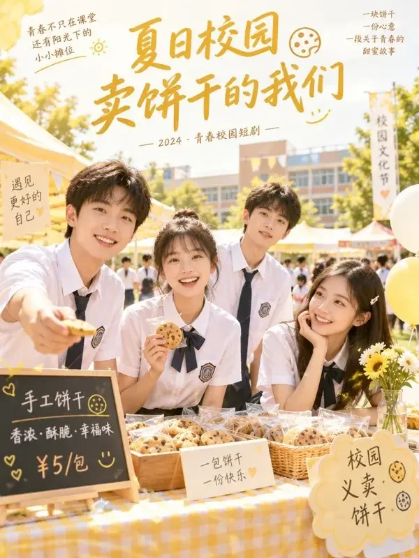 校园饼干社的夏天 封面 - 黄果魔改色版